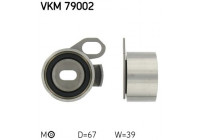 Tensioner Pulley, timing belt VKM 79002 SKF