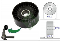 Tensioner Pulley, v-ribbed belt 531 0866 10 Ina
