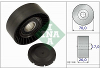 Tensioner Pulley, v-ribbed belt 531089110 Ina