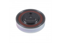 Tensioner Pulley, v-ribbed belt ADK896503 Blue Print