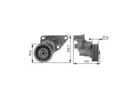 Tensioner Pulley, v-ribbed belt DriveAlign® T38158 Gates