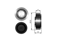 Tensioner Pulley, v-ribbed belt DriveAlign® T38228 Gates