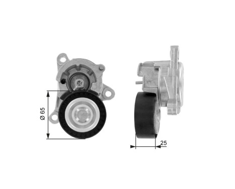 Tensioner Pulley, v-ribbed belt DriveAlign® T38320 Gates