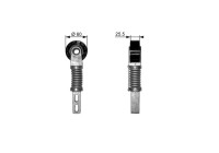 Tensioner Pulley, v-ribbed belt DriveAlign® T38355 Gates