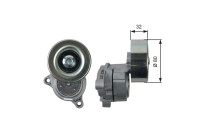 Tensioner Pulley, v-ribbed belt DriveAlign® T38489 Gates