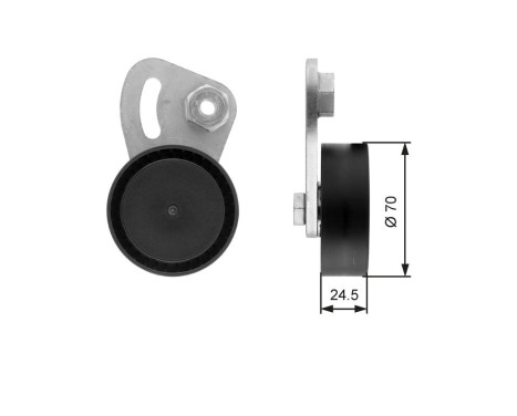 Tensioner Pulley, v-ribbed belt DriveAlign® T39022 Gates