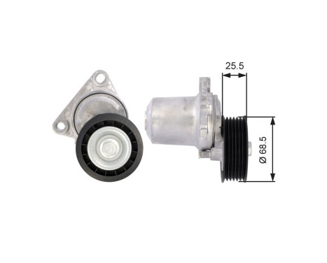 Tensioner Pulley, v-ribbed belt DriveAlign® T39074 Gates