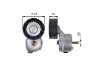 Tensioner Pulley, v-ribbed belt DriveAlign® T39139 Gates