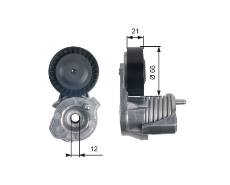 Tensioner Pulley, v-ribbed belt DriveAlign® T39145 Gates
