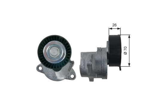 Tensioner Pulley, v-ribbed belt DriveAlign® T39164 Gates