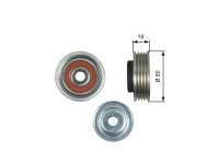 Tensioner Pulley, v-ribbed belt DriveAlign® T39181 Gates