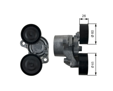 Tensioner Pulley, v-ribbed belt DriveAlign® T39199 Gates