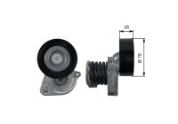 Tensioner Pulley, v-ribbed belt DriveAlign® T39207 Gates