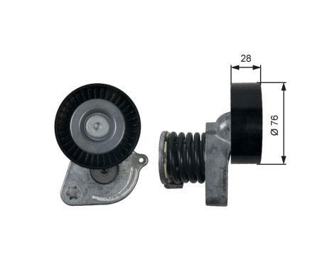 Tensioner Pulley, v-ribbed belt DriveAlign® T39207 Gates