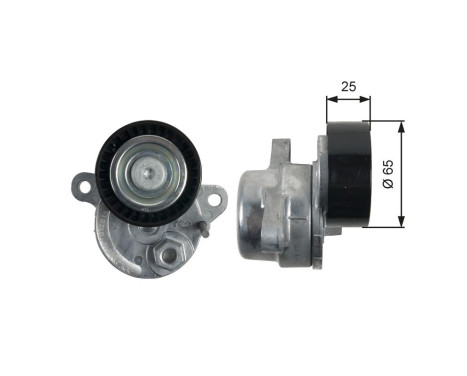 Tensioner Pulley, v-ribbed belt DriveAlign® T39212 Gates
