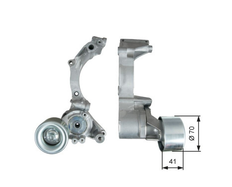 Tensioner Pulley, v-ribbed belt DriveAlign® T39296 Gates