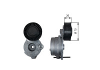 Tensioner Pulley, v-ribbed belt DriveAlign® T39333 Gates