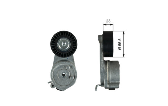 Tensioner Pulley, v-ribbed belt DriveAlign® T39346 Gates