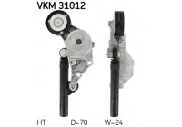 Tensioner Pulley, v-ribbed belt VKM 31012 SKF
