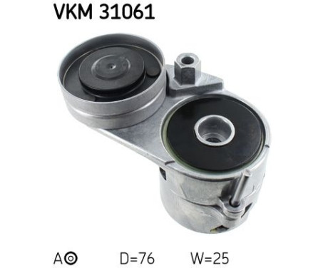 Tensioner Pulley, v-ribbed belt VKM 31061 SKF