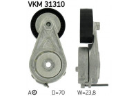 Tensioner Pulley, v-ribbed belt VKM 31310 SKF