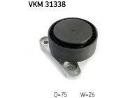 Tensioner Pulley, v-ribbed belt VKM 31338 SKF