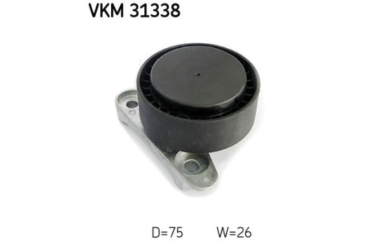 Tensioner Pulley, v-ribbed belt VKM 31338 SKF