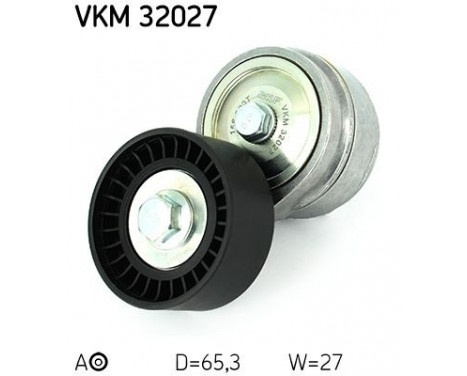 Tensioner Pulley, v-ribbed belt VKM 32027 SKF