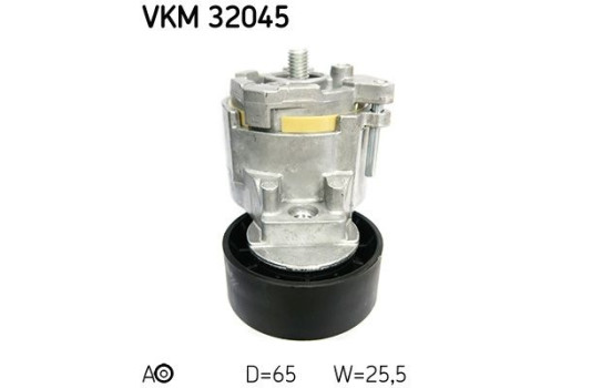Tensioner Pulley, v-ribbed belt VKM 32045 SKF, Image 2