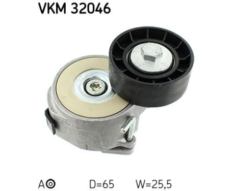 Tensioner Pulley, v-ribbed belt VKM 32046 SKF, Image 3