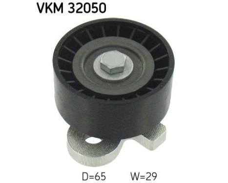 Tensioner Pulley, v-ribbed belt VKM 32050 SKF