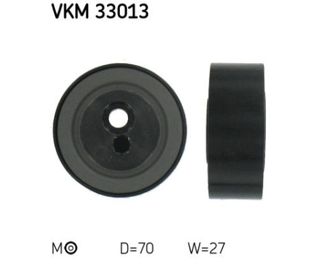 Tensioner Pulley, v-ribbed belt VKM 33013 SKF
