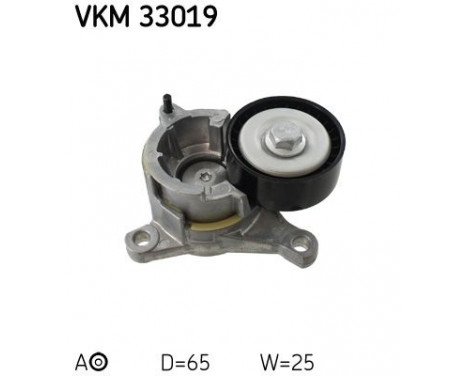 Tensioner Pulley, v-ribbed belt VKM 33019 SKF