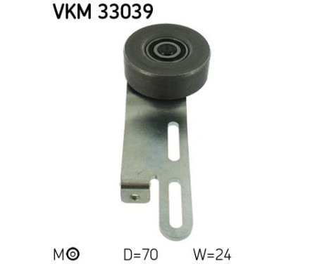 Tensioner Pulley, v-ribbed belt VKM 33039 SKF