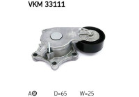 Tensioner Pulley, v-ribbed belt VKM 33111 SKF