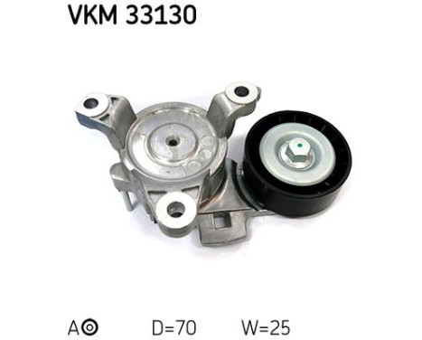 Tensioner Pulley, v-ribbed belt VKM 33130 SKF