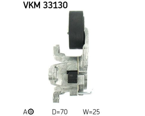 Tensioner Pulley, v-ribbed belt VKM 33130 SKF, Image 4