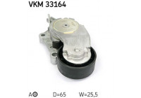 Tensioner Pulley, v-ribbed belt VKM 33164 SKF