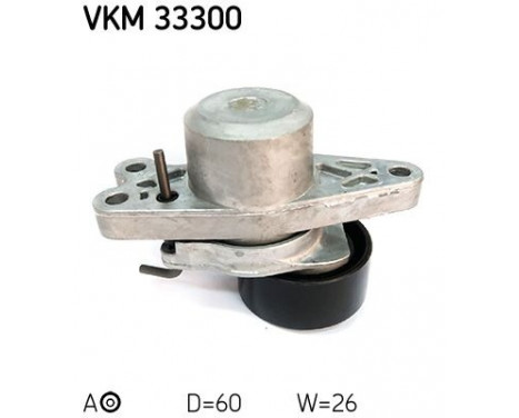 Tensioner Pulley, v-ribbed belt VKM 33300 SKF, Image 2