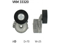 Tensioner Pulley, v-ribbed belt VKM 33320 SKF
