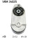 Tensioner Pulley, v-ribbed belt VKM 34025 SKF, Thumbnail 2