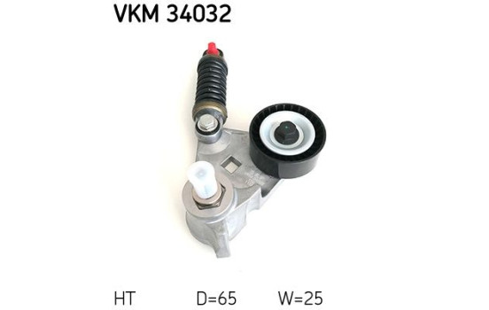 Tensioner Pulley, v-ribbed belt VKM 34032 SKF
