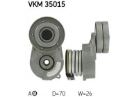 Tensioner Pulley, v-ribbed belt VKM 35015 SKF