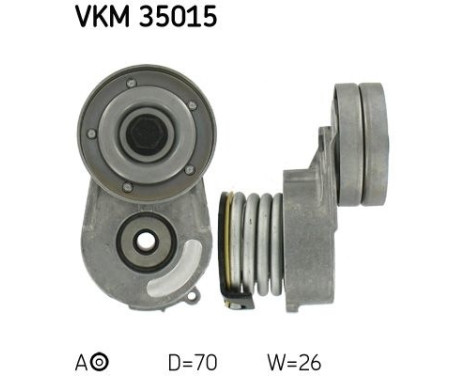 Tensioner Pulley, v-ribbed belt VKM 35015 SKF