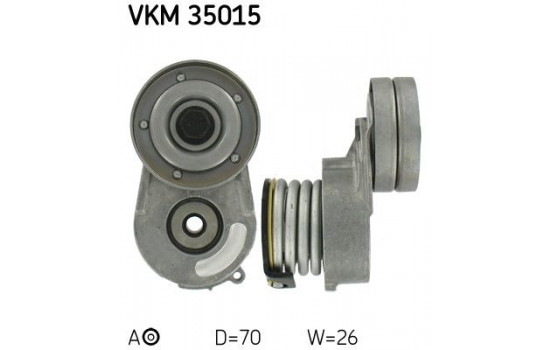 Tensioner Pulley, v-ribbed belt VKM 35015 SKF