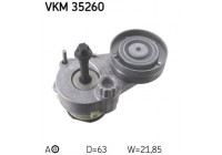 Tensioner Pulley, v-ribbed belt VKM 35260 SKF