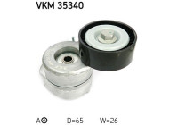 Tensioner Pulley, v-ribbed belt VKM 35340 SKF