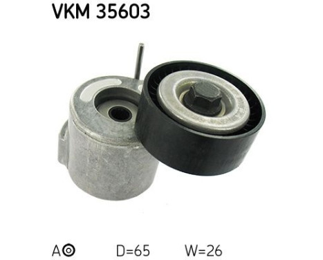 Tensioner Pulley, v-ribbed belt VKM 35603 SKF