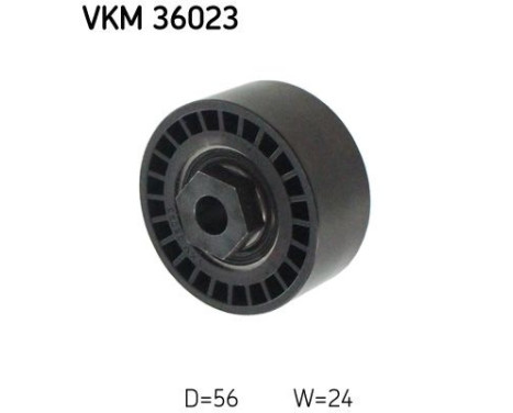 Tensioner Pulley, v-ribbed belt VKM 36023 SKF