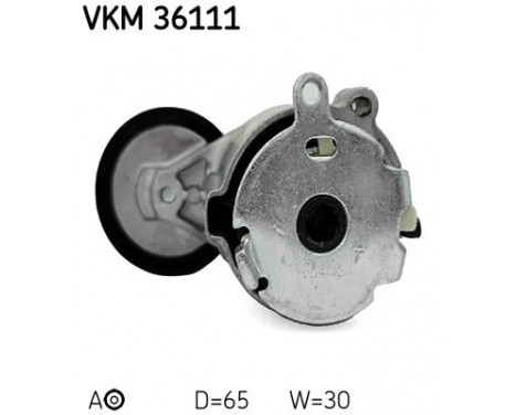 Tensioner Pulley, v-ribbed belt VKM 36111 SKF, Image 2